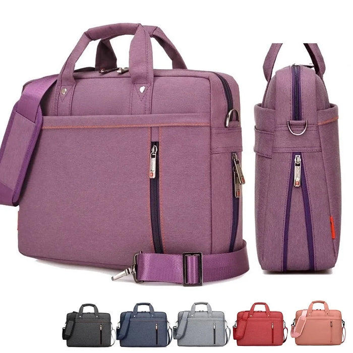 For Macbook Air Pro Notebook Mens 13.3,14,15.6,17.3 Inch Shoulder Case Shockproof Messenger Laptop Bag