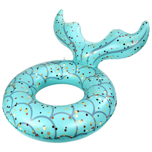 Inflatable Mermaid Pool Floaties For Kids Tail Swimming