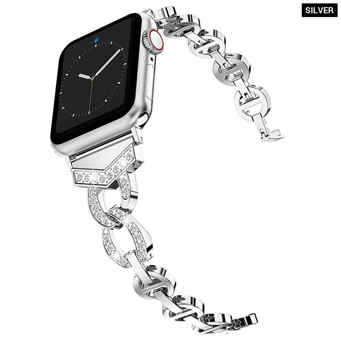 Diamond Steel Strap for Apple Watch