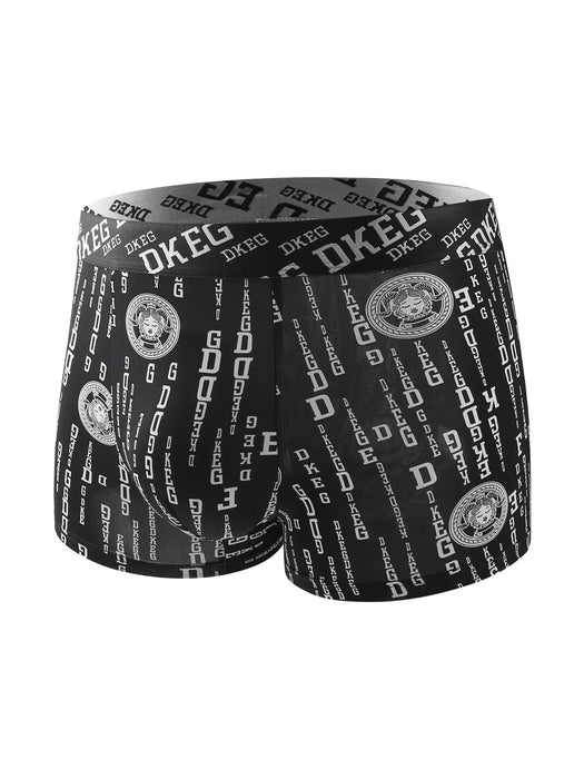 Pack Of 5 Mens Printed Anti Bacterial Boxer Shorts