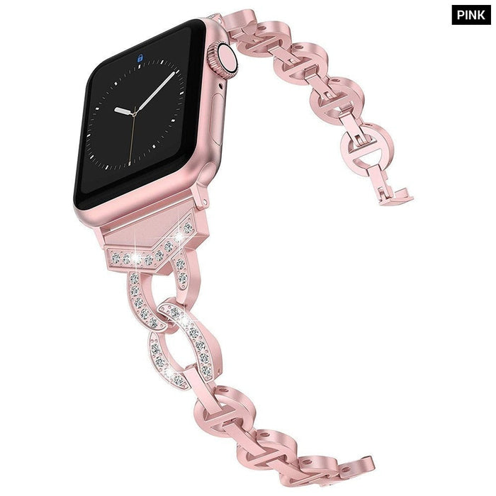 Diamond Steel Strap for Apple Watch