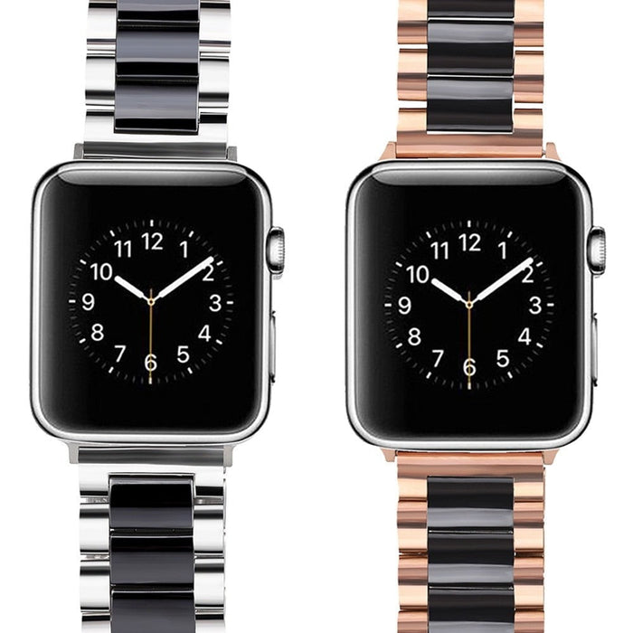 Steel Ceramic Luxury Strap Band For Apple Watch