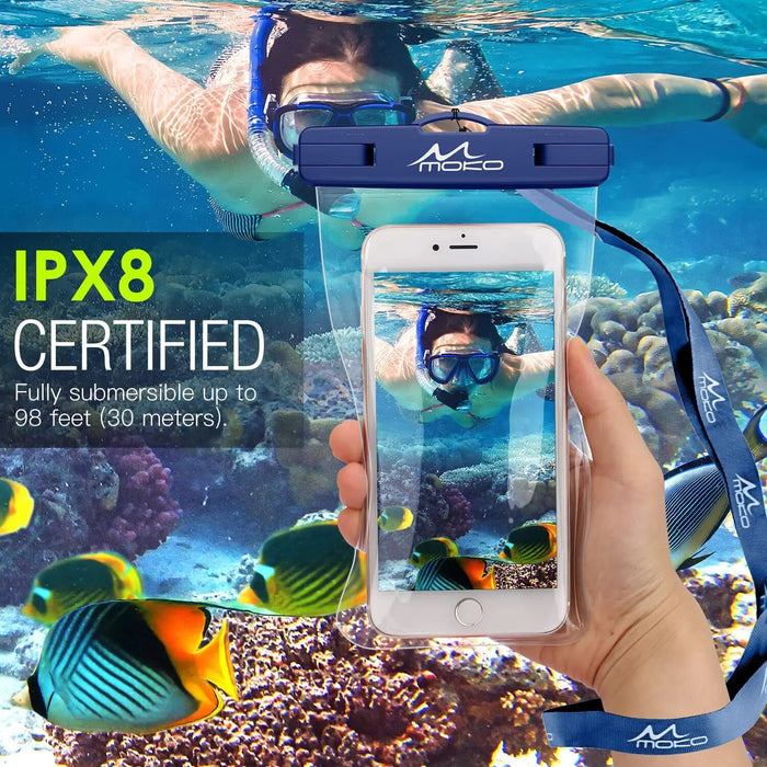 For Iphone 13 12 11 Pro Max X Xs 8 Xiaomi Huawei Samsung 2Pcs Waterproof Phone Case