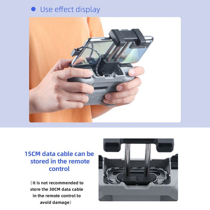 Remote Controller Data Cable Line Tablet Phone Micro Type-C USB for Dji Mavic Air 2 Mini 2 Pocket 2 Drone Transmitter Accessory