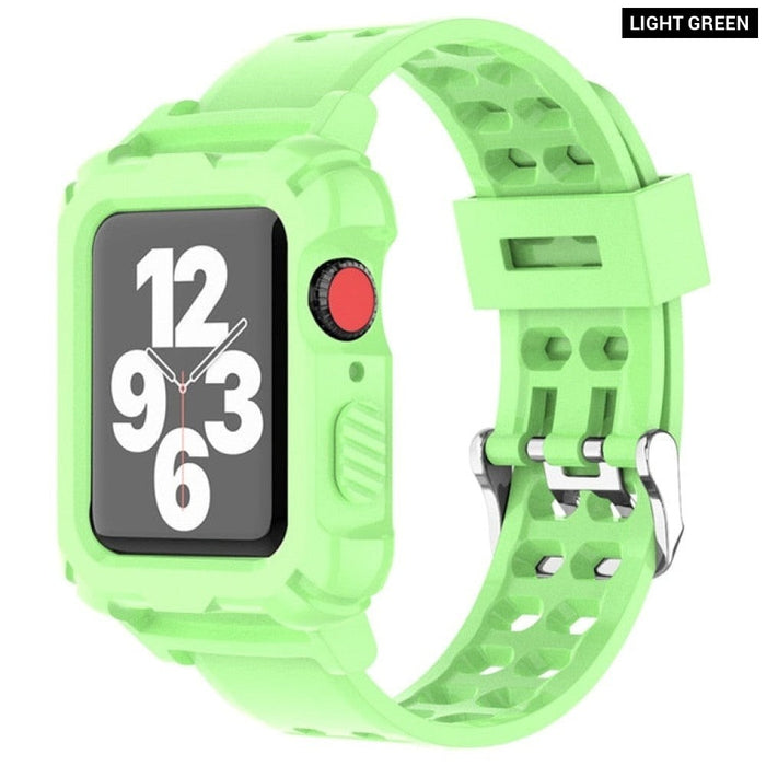 Transparent Silicone Strap case for Apple Watch