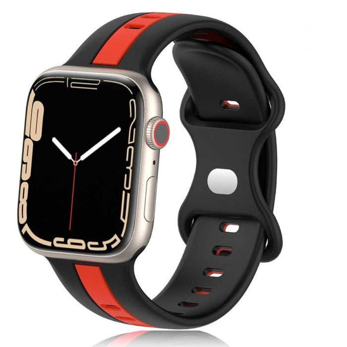 Silicone Woven Loop Bracelet Strap for Apple Watch