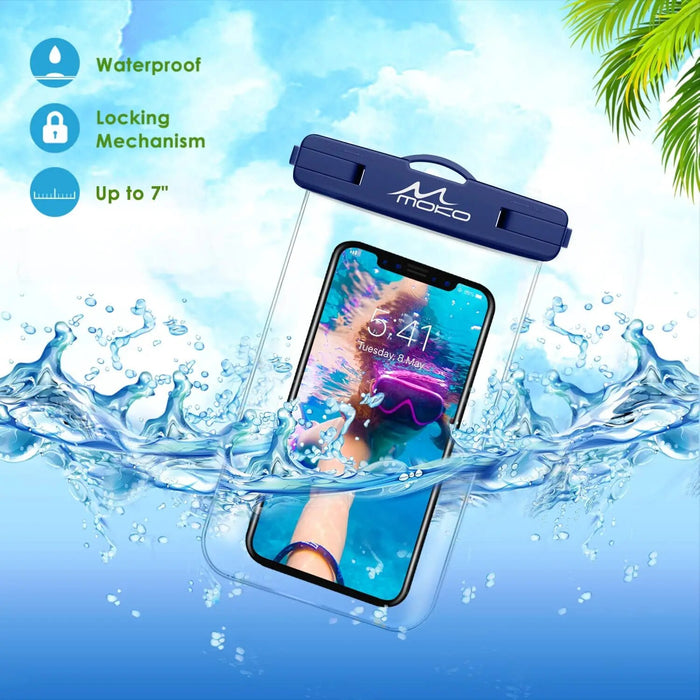 For Iphone 13 12 11 Pro Max X Xs 8 Xiaomi Huawei Samsung 2Pcs Waterproof Phone Case