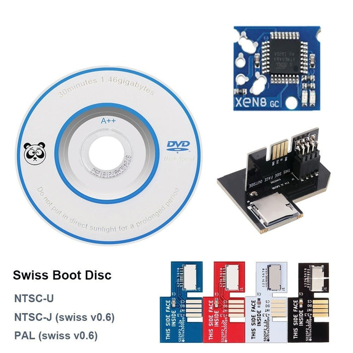 Ngc Sd2Sp2 Adapter Swiss Boot Disc For Gamecube