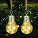 2pcs/set Modern Pendant Led Hanging Night Lamp For Garden