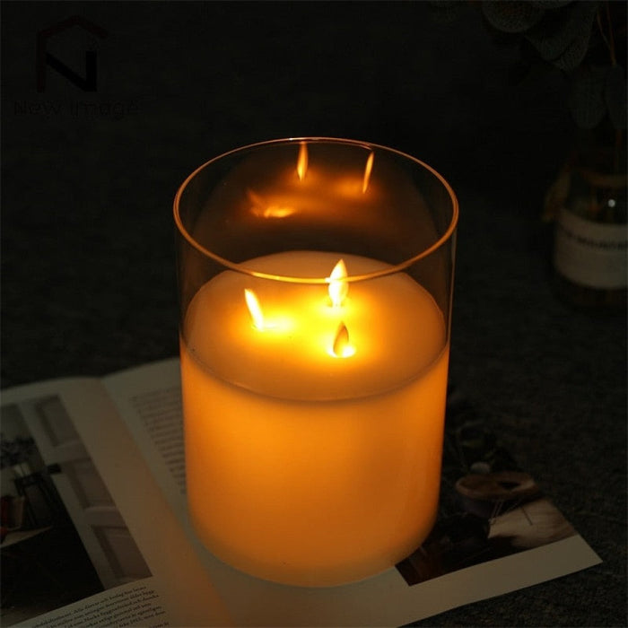 Flickering Flameless LED Electronic Candle For Wedding Birthday Decor