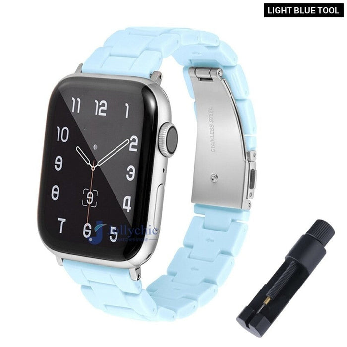 Candy Colour Replace Wrist Watchband Strap For Apple Watch