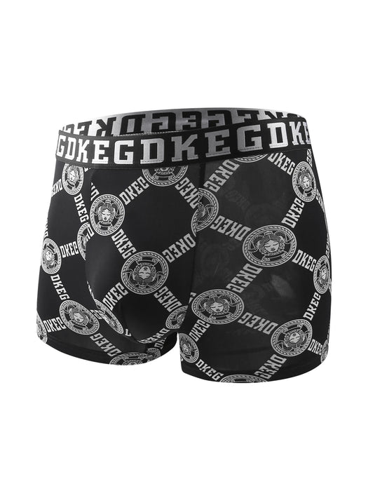 Pack Of 5 Mens Printed Anti Bacterial Boxer Shorts