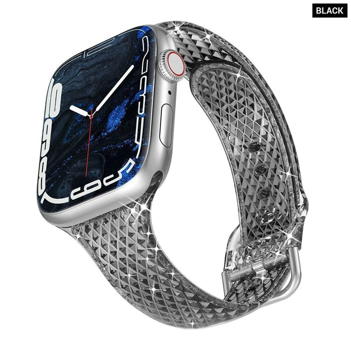 Transparent Clear Band Strap For Apple Watch