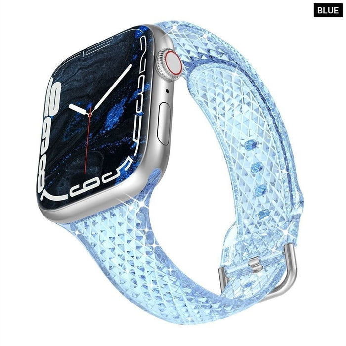 Transparent Clear Band Strap For Apple Watch