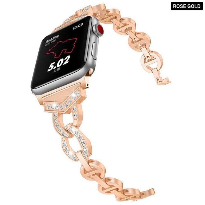 Diamond Steel Strap for Apple Watch