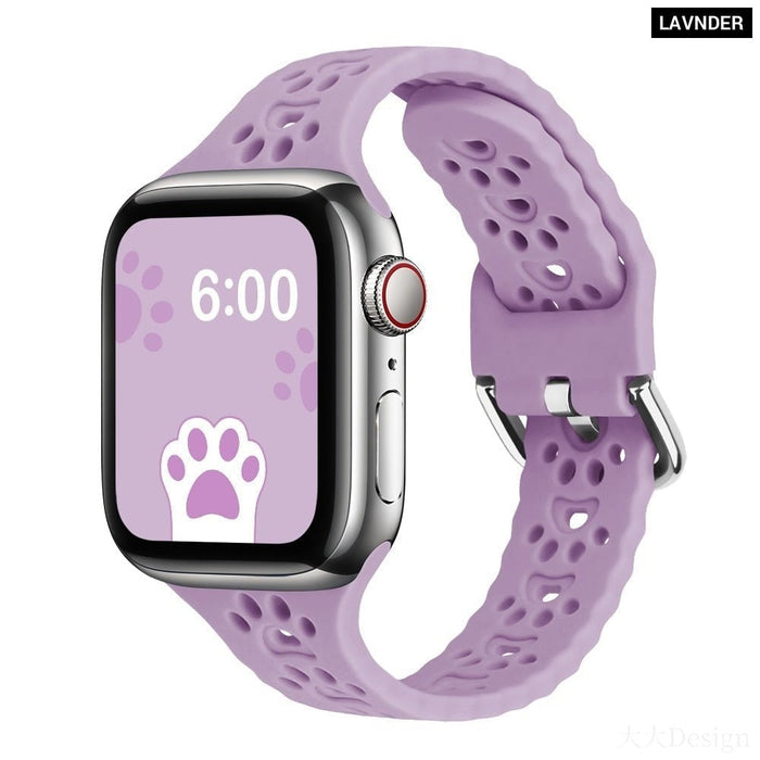 Narrow Thin Silicone Band for Apple Watch