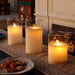 3pcs Triangle Battery Operated Flickering Led Candles