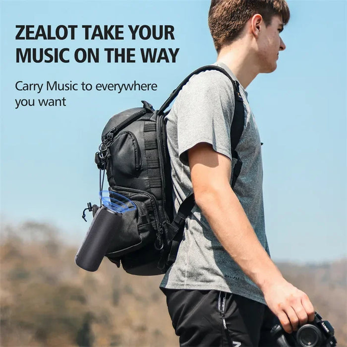 Zealot S51 Bluetooth Speaker Powerful Bass Waterproof Tf Support