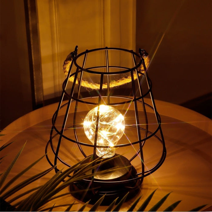 Creative Minimalist Hollow Warm Light Table Lamp For Home Decor