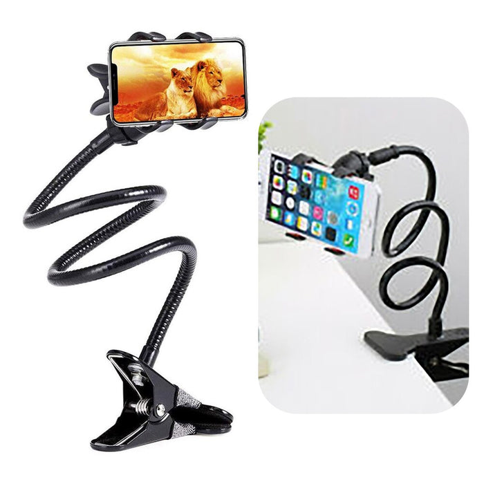 Flexible Table Bed Desk Mounted Gooseneck Clamp Clip Webcam Stand Camera Mobile Phone Holder Bracket for Gopro Logitech C925e C9