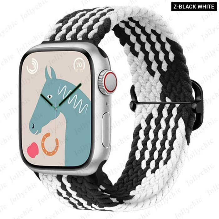 Elastic Braided Loop Strap For Apple iWatch