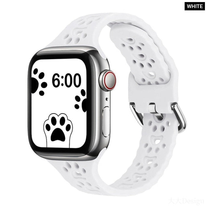 Narrow Thin Silicone Band for Apple Watch