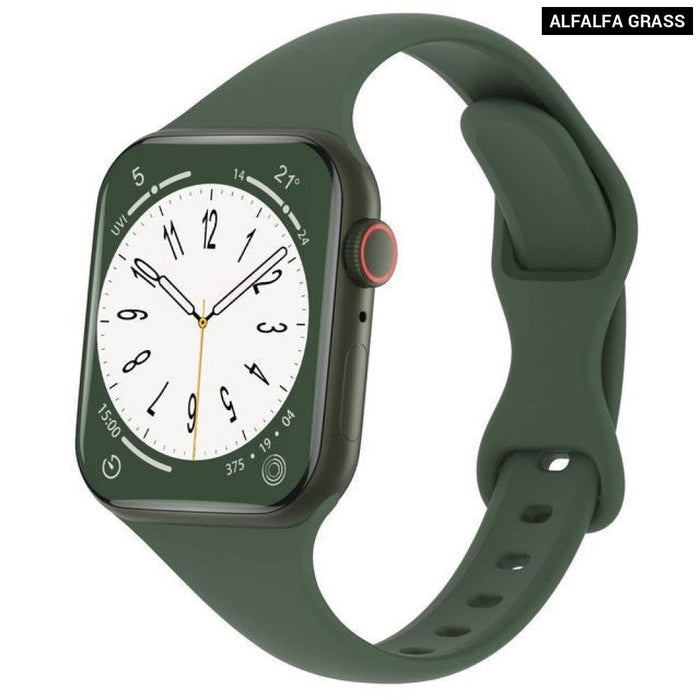 Silicone Elastic Loop Strap For Apple Watch