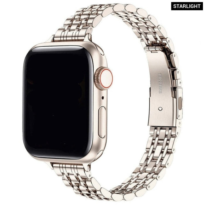 Multicolour Stainless Steel Strap For Apple Watch