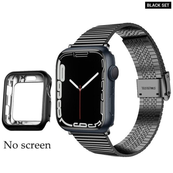 Stainless Steel Strap for Apple Multicolour Watch