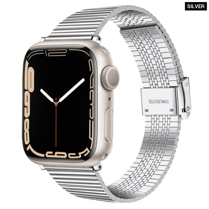 Stainless Steel Strap for Apple Multicolour Watch