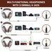 A71 Wired Headphones For Computer Phone With Mic Foldable