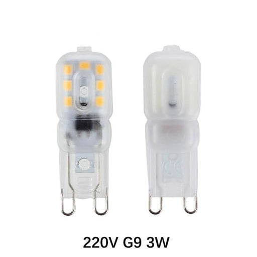 Ac220v Mini G9 Led Lamp 3w 2835 Smd G9led Bulb Milky