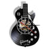 Acoustic Guitar Wall Art Led Vinyl Record Clock Musical