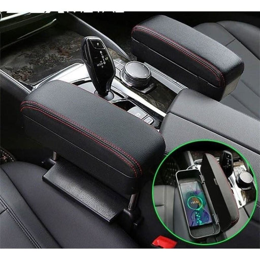 Adjustable Car Armrest Organizer Box Universal Central
