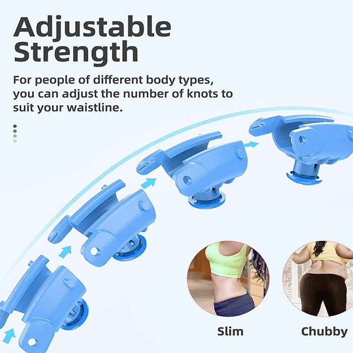 Adjustable And Detachable Abdominal Exercise Hula Hoop