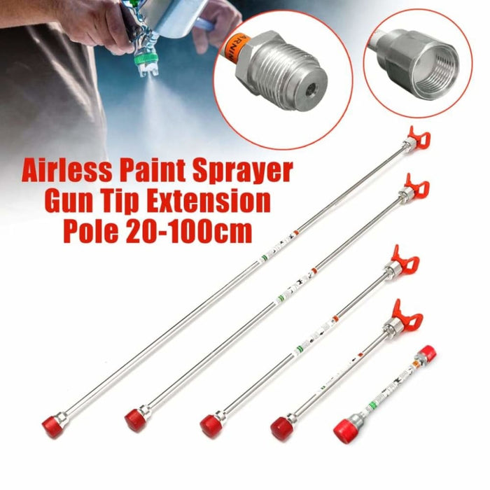 Airless Paint Sprayer Tip Extension Pole 50 75 100cm