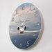 Airplane Fly Over Clouds Modern Decorative Wall Clock Alps