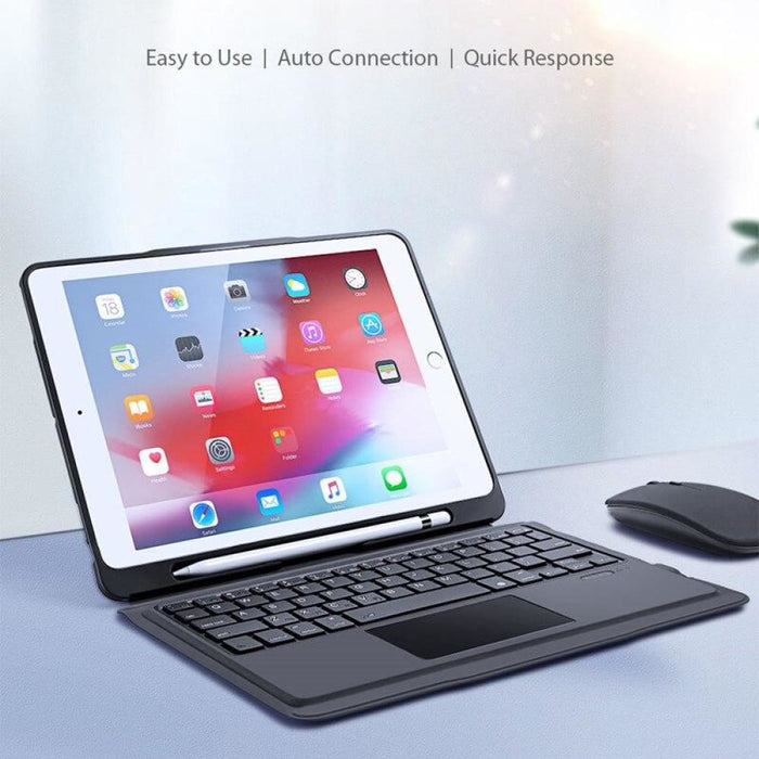 For Apple Ipad Air 3 Tpu + Pu Leather Keyboard Case For 2019