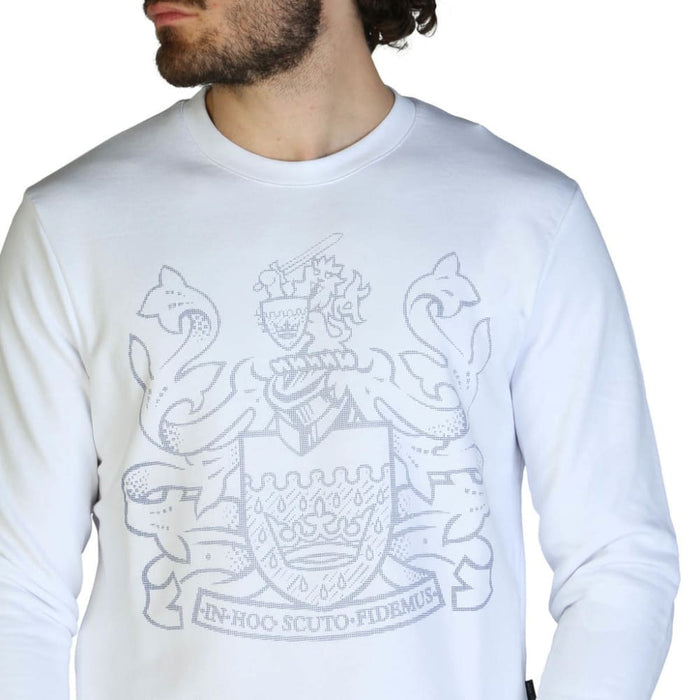 Aquascutum Aw207fai001 Sweatshirts For Men White