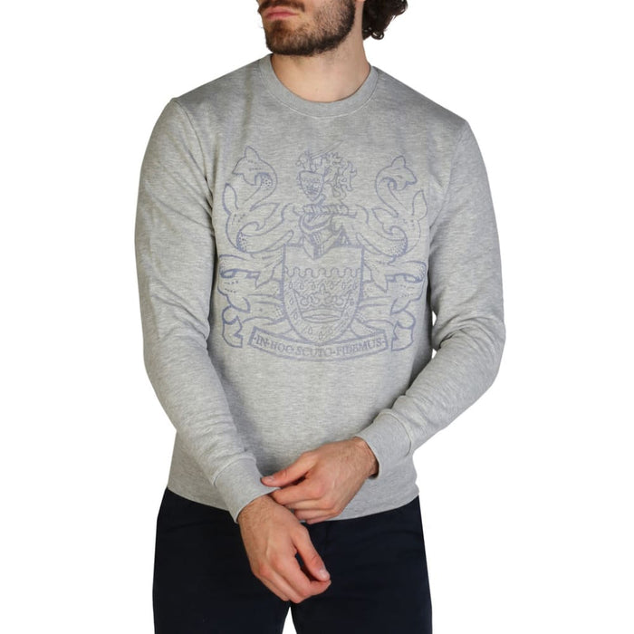 Aquascutum Aw209fai001 Sweatshirts For Men Grey