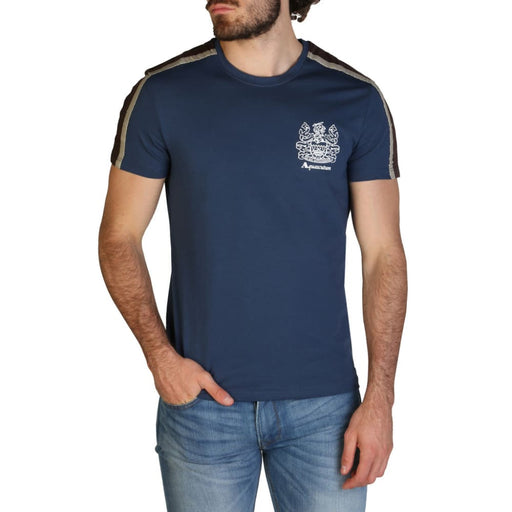 Aquascutum Aw224qmt2m T-shirts For Men Blue