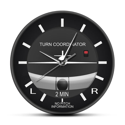 Aviation Classic Silent Non Ticking Wall Clock Aircraft