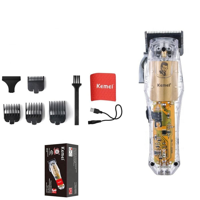 Barber Professional Hair Trimmer Transparent Powerful