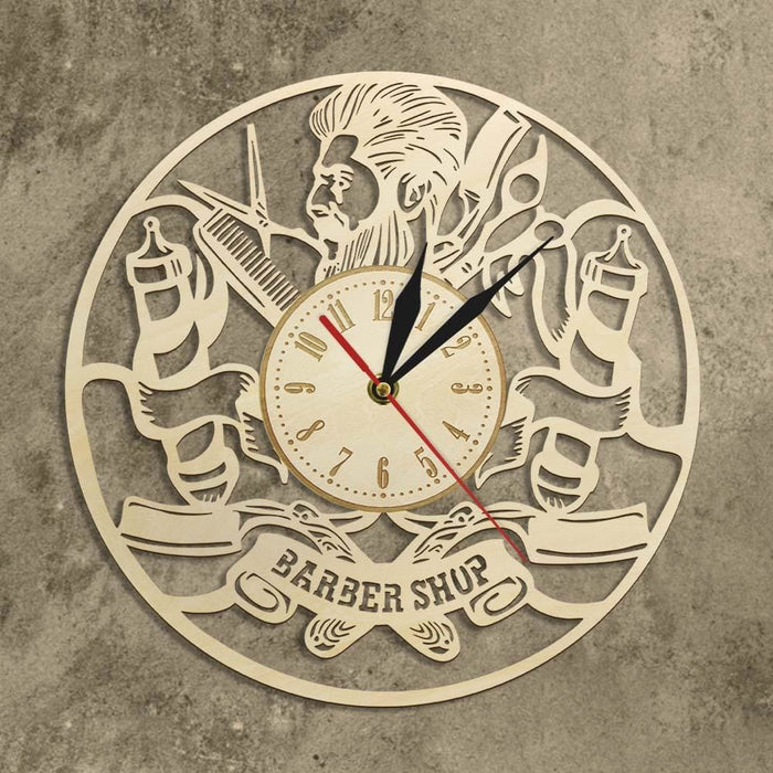 Barber Shop Wall Clock