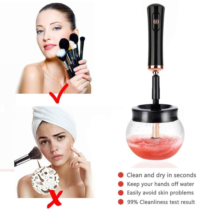 Battery Operated Electric Makeup Brush Cleaner Automatic