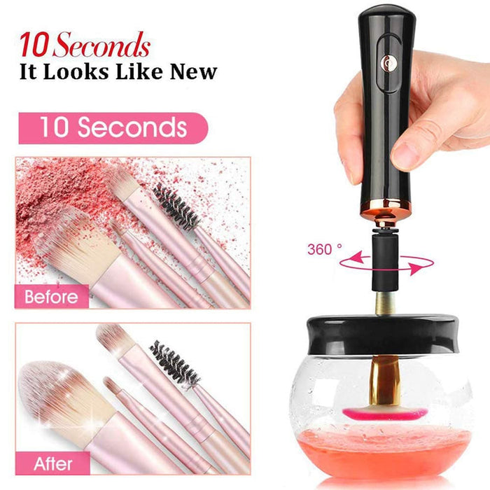 Battery Operated Electric Makeup Brush Cleaner Automatic