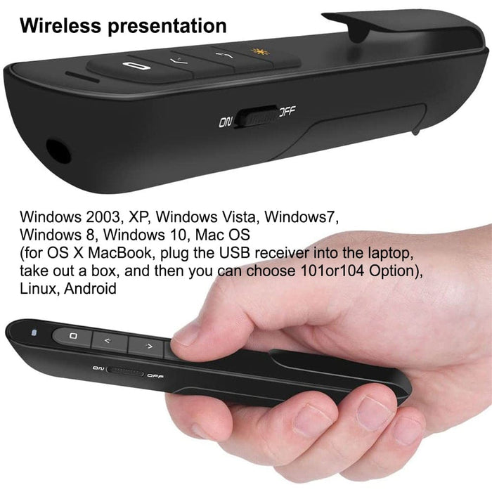 Vibe Geeks Battery Operated Presentation Clicker