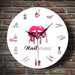 Beauty Shop Nail Spa Studio Custom Wall Clock Pedicure Salon