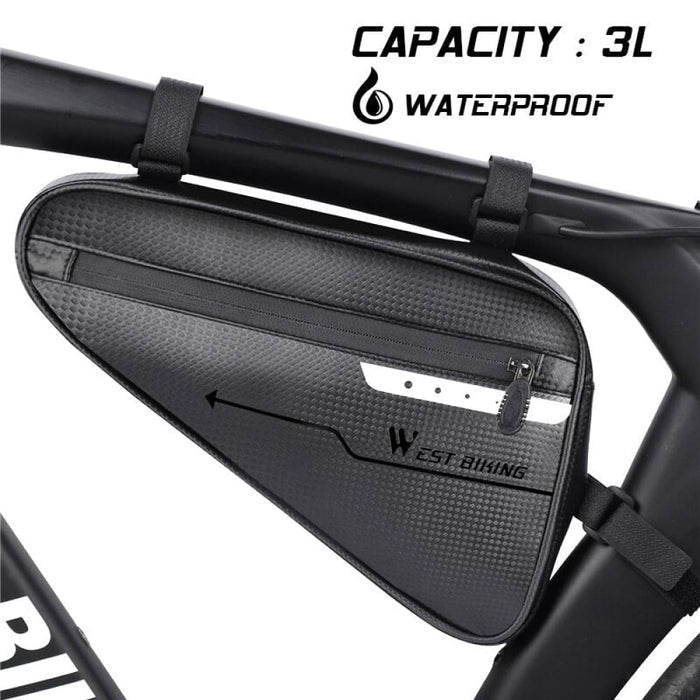 Bicycle Bag Front Tube Frame Cycling Triangle Large