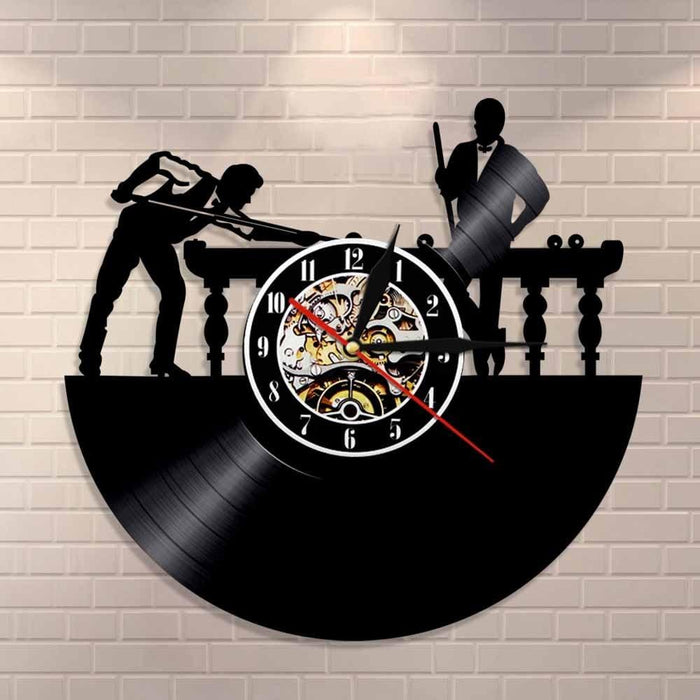 Billiards Player Wall Sign Personalised Led Vinyl Record